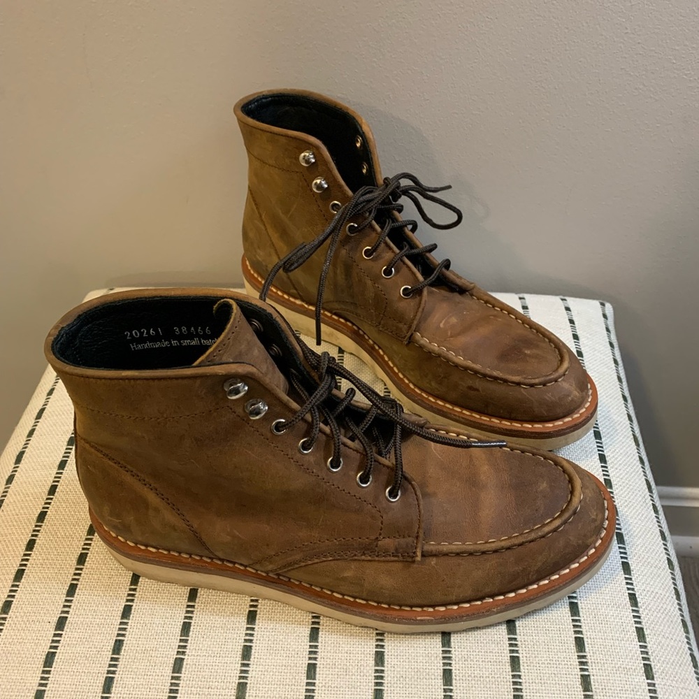 Thursday Boot Co. Burnt Copper Diplomat Boot Size 9 Mens Great Shape Worn 3x